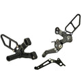 Ducati 2008-09 1198 SP Woodcraft Racing Rearsets - GP Shift w/ Quick Shifter