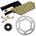 O-Ring Drive Chain & Sprockets Kit fits Kawasaki KL250 KLR250 1984 1985-2005