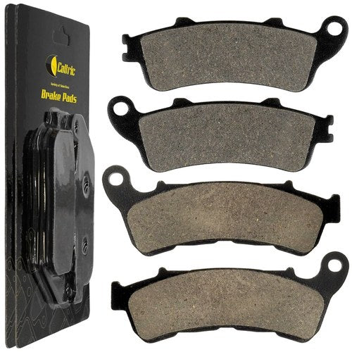 Caltric Front and Rear Brake Pads for Honda VT1300CXA Fury 1300 ABS 2010-2024