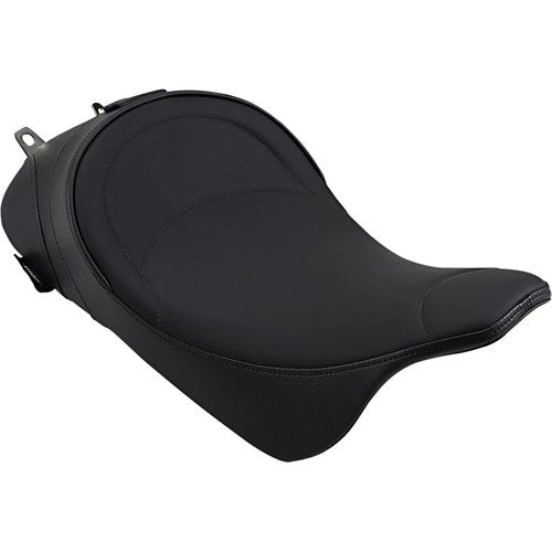 Drag Specialties Solo Seat - Mild Stitched - Driver Backrest (Black) 0801-0886