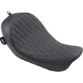 Drag Specialties Low Solo Seat - Double Diamond - Fxd (Black) 0803-0547