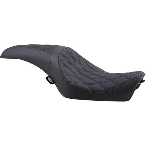Drag Specialties Predator 2-Up Seat - Double Diamond - XL '10+ (Black) 0804-0603