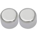 Drag Specialties Magnetic Docking Points Covers, Short (Chrome) Pair | C77-0100C