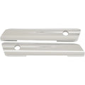 Drag Specialties Saddlebag Hinge Covers (Chrome) Pair | S77-0149C