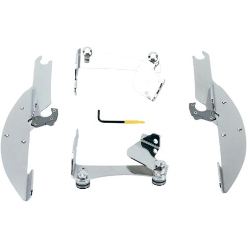 Memphis Shades Batwing Trigger Lock Mounting Kit - VTX13 (Polished) MEK1901