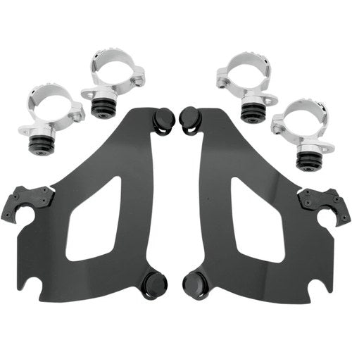 Memphis Shades Bullet Fairing Mount Kit - VN900XV Custom (Black) MEK1972