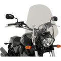 Memphis Shades Big Shot Windshield - 9" Headlight Cut out (Solar/Gray) MEP5729