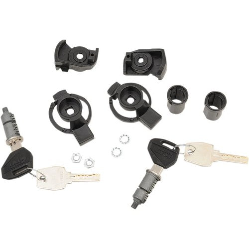 Givi Security Key Lock Set - 2 piece (Black / Silver) SL102