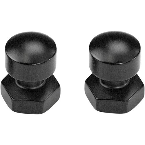 Saddlemen Seat Mount Nuts - 1/4"-20 (Black) Pair | 11819B