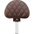 Saddlemen Lattice Stitched Driver's Backrest (Brown) 11567BLS