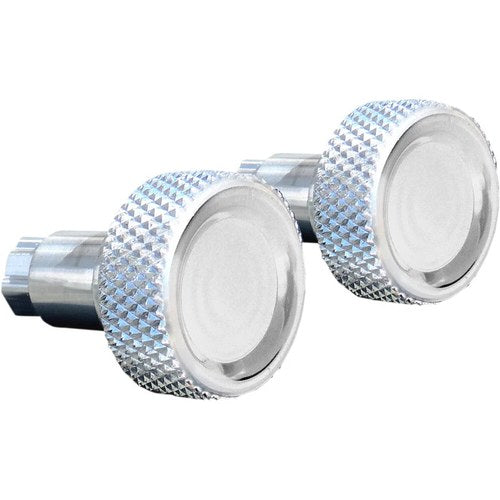 Accutronix Saddlebag Latch Levers - Knurled (Chrome) Pair | SLK01-KC