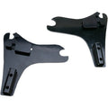 Cycle Visions D-Tach Sissy Bar Side Plates (Black) Pair | CV-8080B