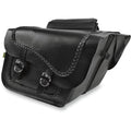 Willie & Max Luggage Fleetside Slant Saddlebags (Black) Pair | 58709-20