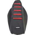 Moose Racing Ribbed Seat Cover - Honda (Black / Red) CRF45013-331RT
