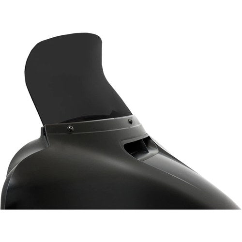 Memphis Shades Spoiler Windshield - 8.5" - Flh 14+ (Dark Black Smoke) MEP84810