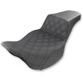 Saddlemen Step Up 2-Up Seat - Lattice Stitched - Flh (Black) 808-07B-172
