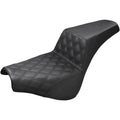 Saddlemen Step Up 2-Up Seat - Driver's Lattice Stitched (Black) 818-30-172
