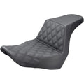 Saddlemen Step Up 2-Up Seat - Driver's Lattice Stitched (Black) 818-29-172