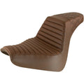 Saddlemen Step Up 2-Up Seat - Tuck and Roll/Diamond (Brown) 818-31-176BR