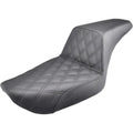 Saddlemen Step Up 2-Up Seat - Lattice Stitched - Dyna (Black) 896-04-172