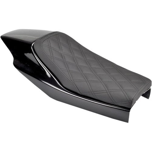 Saddlemen Eliminator Solo Seat - Lattice Stitched (Black) Z4204