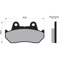 Vesrah Semi-Metallic Brake Pads / One Pair | VD-123