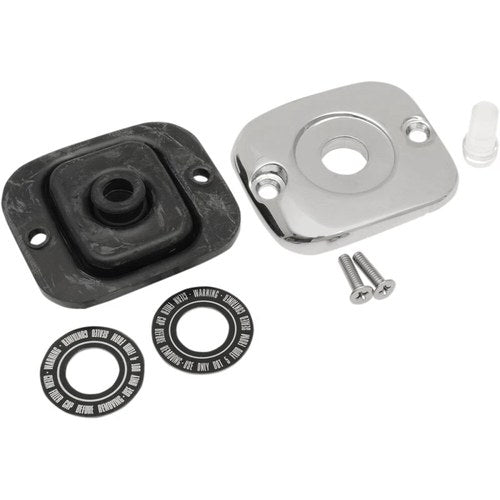 Drag Specialties Master Cylinder Cover - OEM - Chrome - 96-17 | DS373812-1