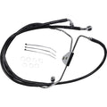 Drag Specialties +8" Brake Line - Front - Black Vinyl - 08-13FLT | 620085-8BLK