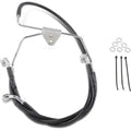 Drag Specialties Front Brake Line Flht 96-07 Black | 660411-BLK