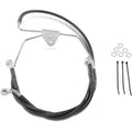 Drag Specialties +2" Brake Line - Front - Black Vinyl - Flh 96-07 | 660411-2BLK