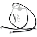 Drag Specialties Front Brake Line FLHR94-07 Black | 644410-BLK