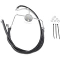 Drag Specialties +2" Brake Line - Front - Black Vinyl - FLHR94-07 | 644410-2BLK