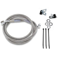 Drag Specialties +4" Brake Line - Front - Stainless Steel - 99-07FXST | 640210-4