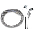 Drag Specialties +6" Brake Line - Front - Stainless Steel | 640115-6