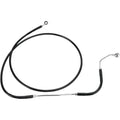 Drag Specialties +6" Brake Line - Front - Black Vinyl - FLT9-13ABS | 691182-6BLK
