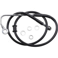 Drag Specialties Brake Line - 15-17 Softail - Black +2" | 618299-2BLK