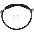 Drag Specialties Brake Line - 18- Softail - Black +4" | 618601-4BLK