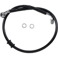 Drag Specialties Brake Line - 18- Softail - Black +2" | 618604-2BLK