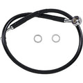 Drag Specialties Brake Line - 18- Softail - Black +2" | 618631-2BLK
