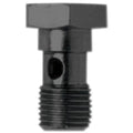 Goodridge Banjo Bolt - 7/16"-24 - Single - Black | P775-44BK