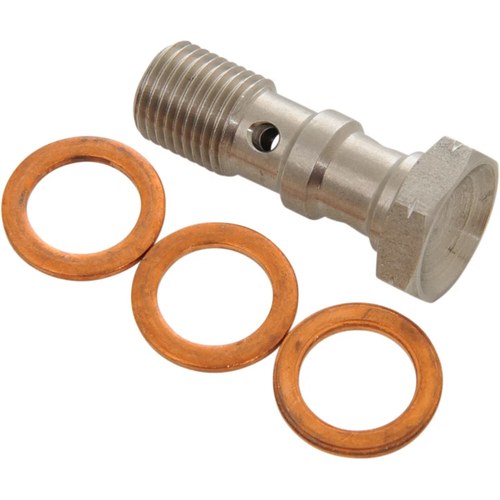 Goodridge Banjo Bolt - 10mm x 1 - Double - Stainless Steel | P993-03-31SC