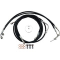 LA Choppers Brake Lines - Black -12-14 Fltr ABS | LA-8050B13B