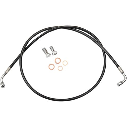 LA Choppers Brake Line - Black - 15-17 96-15 Softail | LA-8100B16B