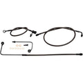 LA Choppers Midnight Braided Brake Line Kit - Softail ABS | LA-8151B13M