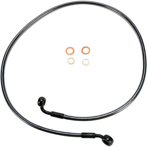 Magnum E-Z Align Front Brake Line - Black Pearl - 48" - 35/90 Degree | 46148SW