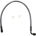 Magnum Black Pearl Upper Brake Line - ABS - 10mm/90 Degree - 20" | AS47220