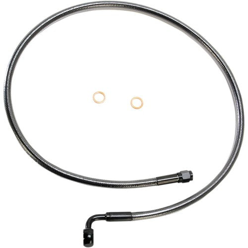 Magnum Black Pearl Front Brake Line - ABS - 90/10mm 34" | AS47234