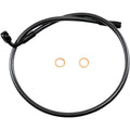 Magnum Black Pearl Brake Line - 90 Degree 12mm - 30" | AS478030