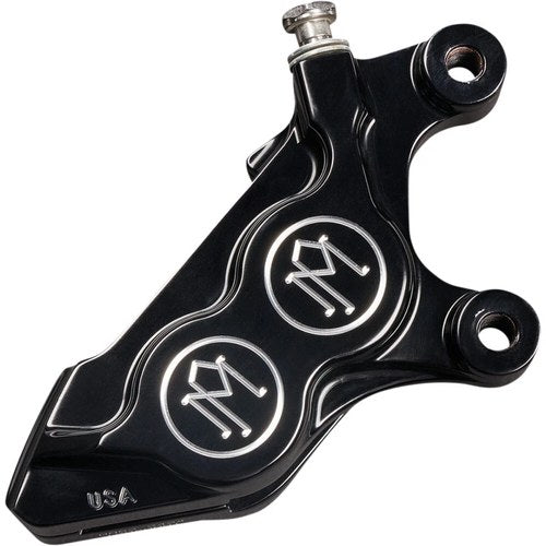 Performance Machine 4-Piston Brake Caliper Contrast Cut Right Front 0052-2424-BM