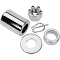 Colony Axle Spacer/Nut Kit - Rear - Chrome - 00-05 Dyna | 2038-4